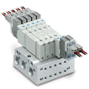 Manifold van điện từ 5 cổng nhỏ gọn JJ5SY3-40-02B-01